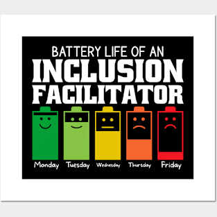 Battery Life Of An Inclusion Facilitator Posters and Art